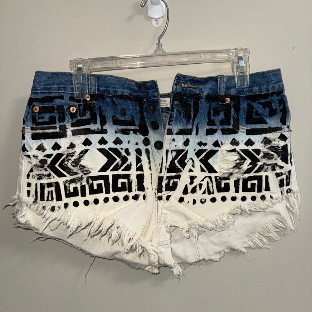 Stylish Black and White Women's Shorts